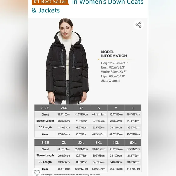 Orolay puffer winter coat - Picture 4 of 4